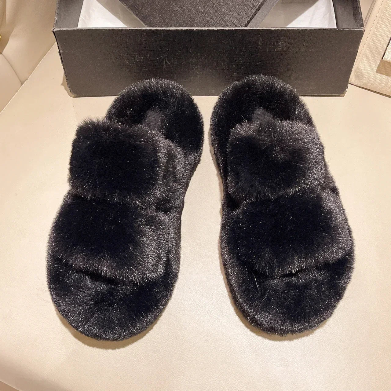Chaussons Hiver Doux Femme