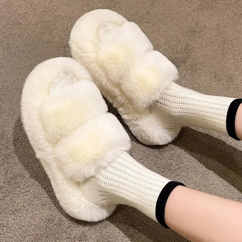 Chaussons Hiver Doux Femme