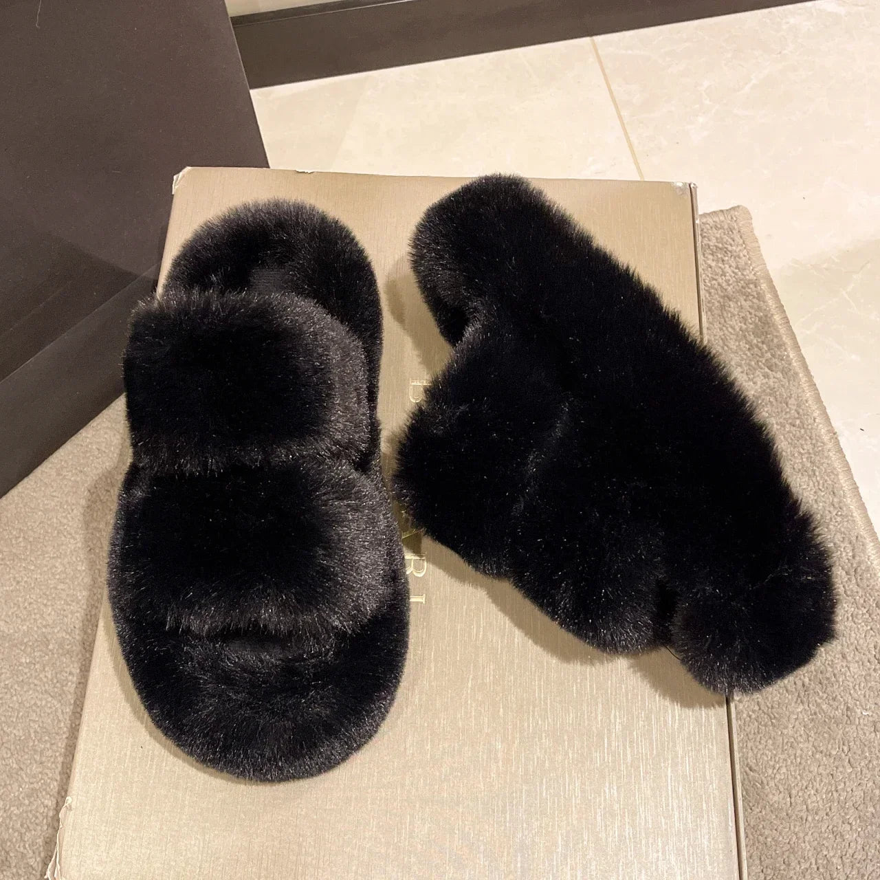 Chaussons Hiver Doux Femme