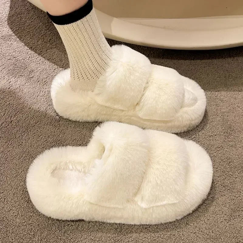 Chaussons Hiver Doux Femme