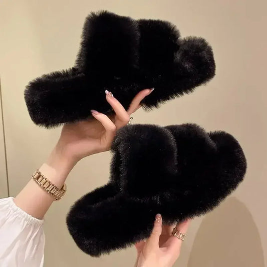 Chaussons Hiver Doux Femme