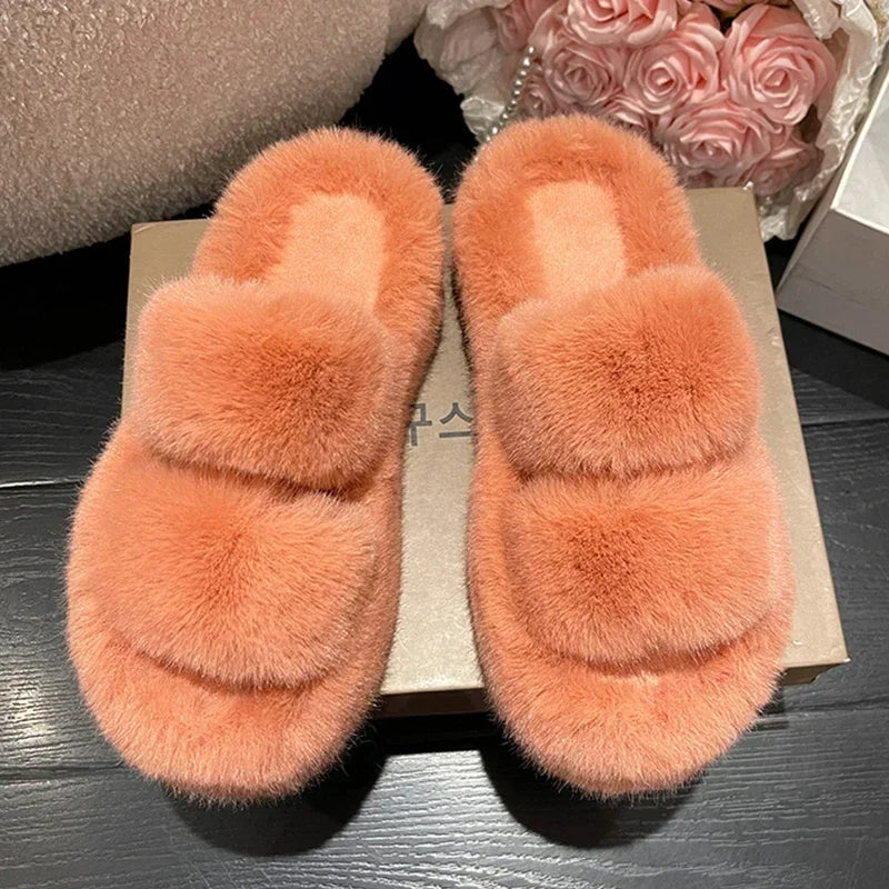 Chaussons Hiver Doux Femme