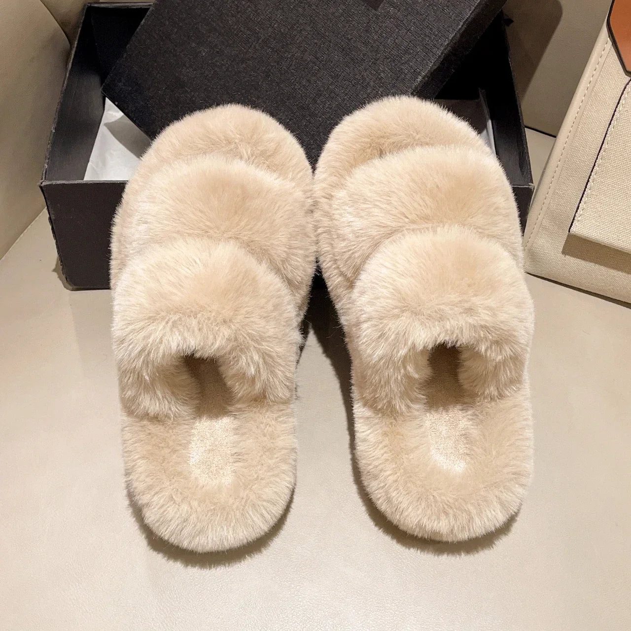 Chaussons Hiver Doux Femme