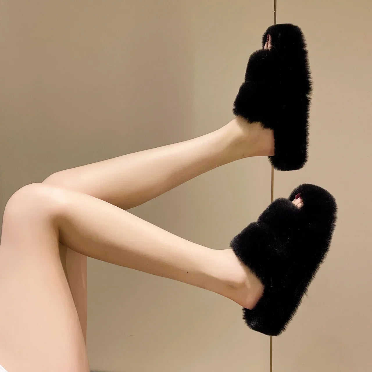 Chaussons Hiver Doux Femme